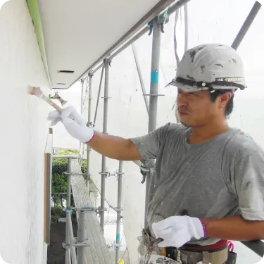 塗装作業の様子