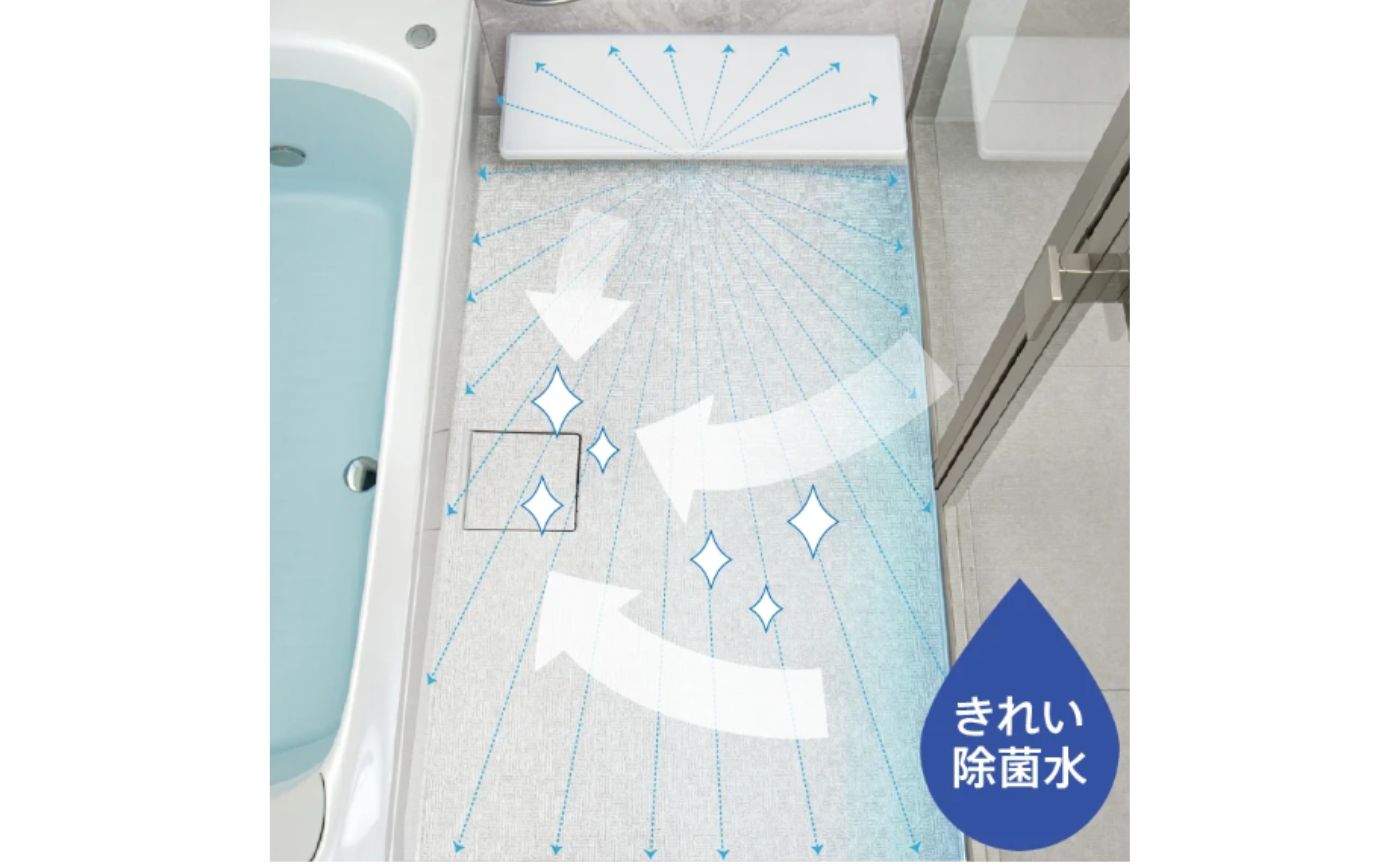 床ワイパー洗浄キレイ除菌水