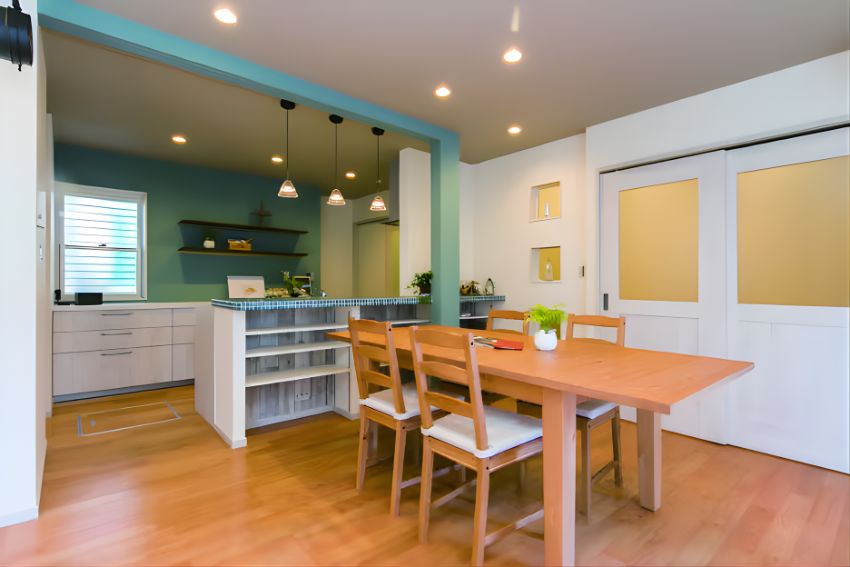 リフォーム後 LDK・ウッドデッキ