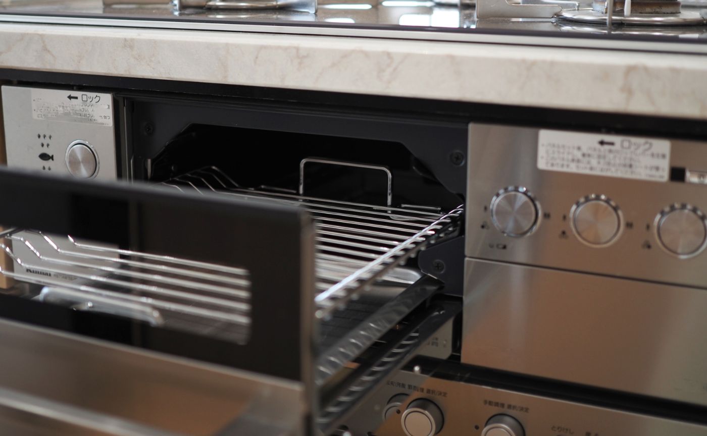 魚焼きグリル内部