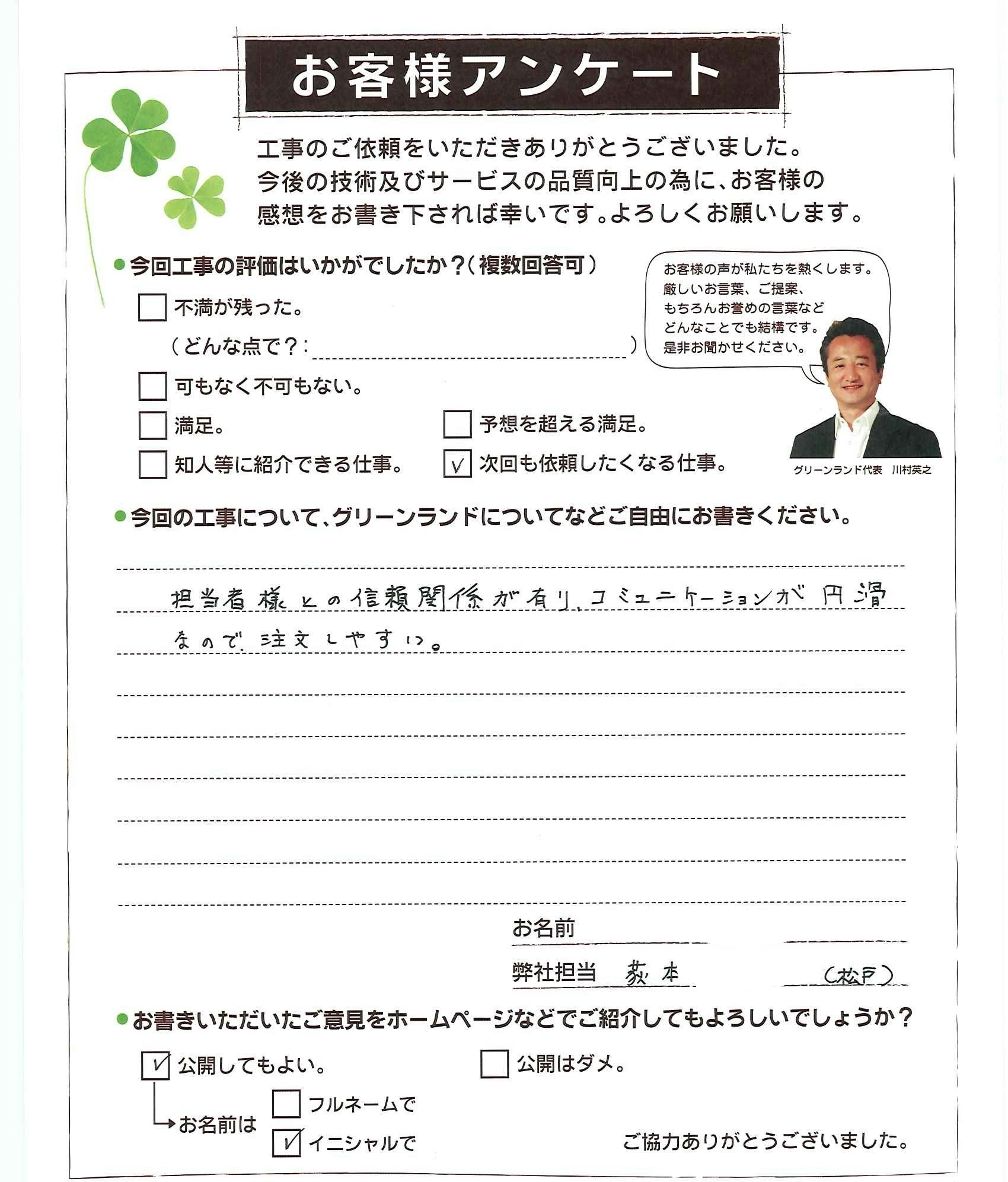 千葉県松戸市 S様 キッチンリフォーム