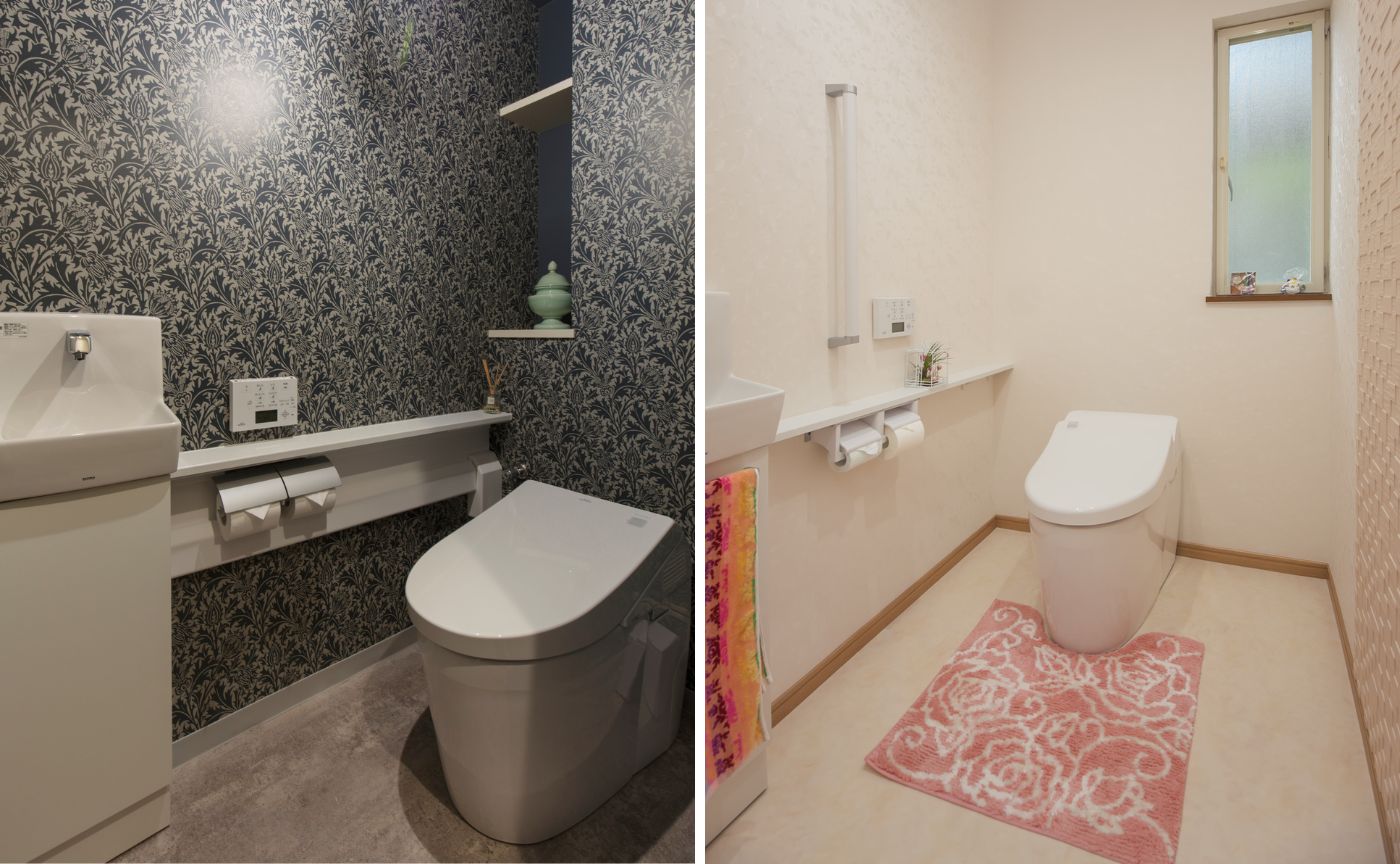 トイレ床材施工事例