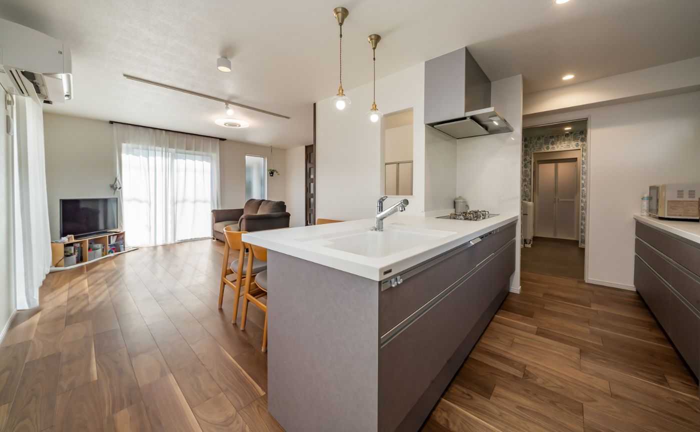 人造大理石　キッチン